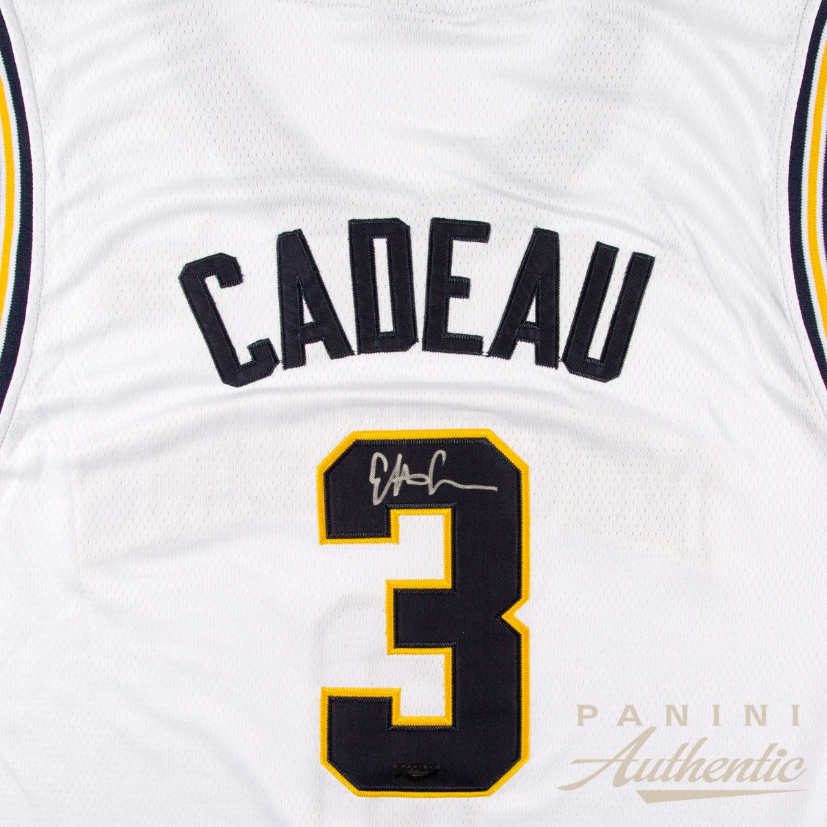 Product image 2 for - Elliot Cadeau Autographed Michigan Wolverines White 2026 Final Four Replica Jersey ~Open E
