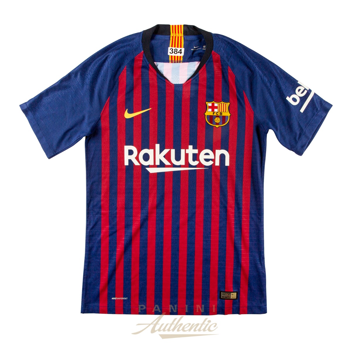 Product image 2 for - Lionel Messi Autographed 2018-19 FC Barcelona Home Authentic Jersey: 778 Appearances Editi