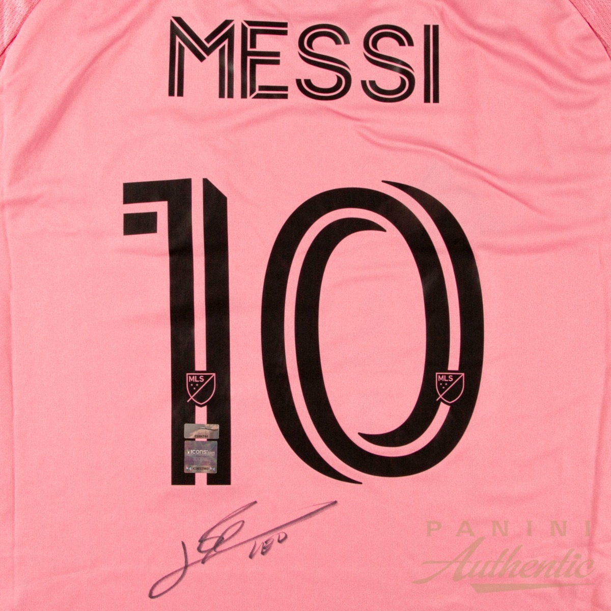 Product image 2 for - Lionel Messi Autographed 2025 Inter Miami Pink Home Replica Jersey ~Open Edition Item~