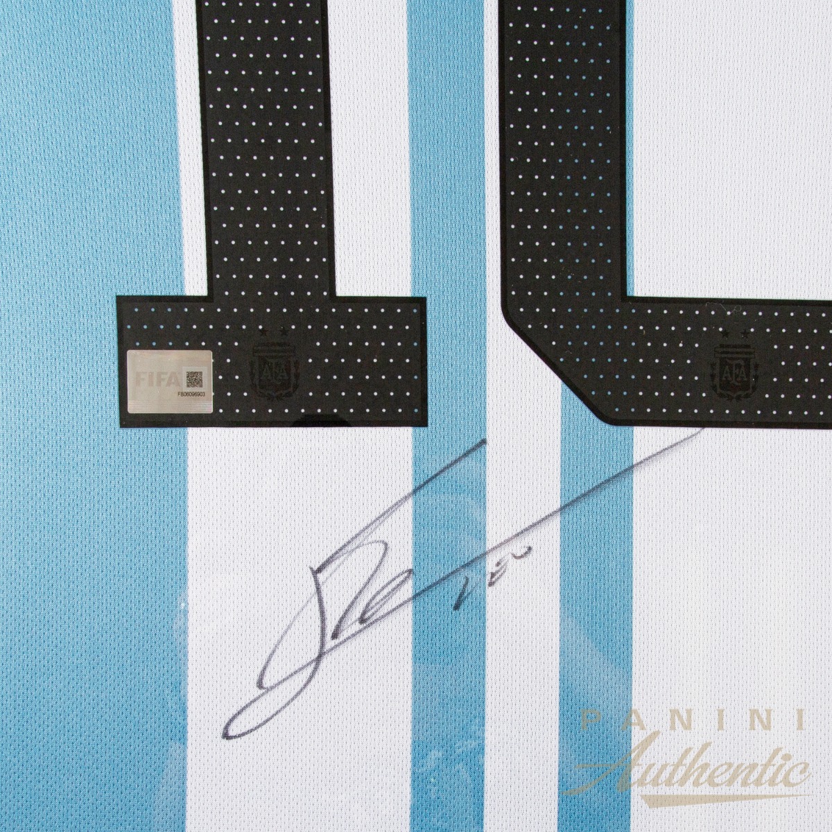 Product image 2 for - Lionel Messi Official 2022 FIFA World Cup™ Autographed and Framed Argentina 2022 Home Jers