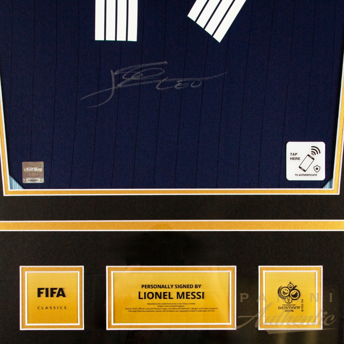 Product image 2 for - Lionel Messi Official 2006 FIFA World Cup™ Autographed and Framed Argentina 2006 Reissue A