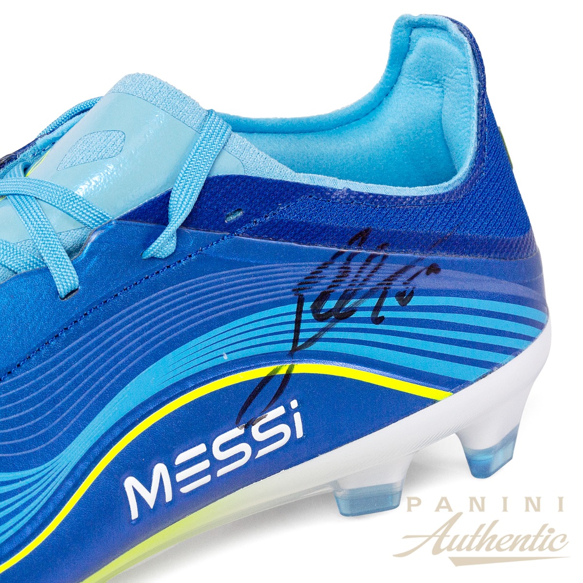 Product image 3 for - Lionel Messi Autographed Blue Adidas F50 Pro Cleat ~Open Edition Item~