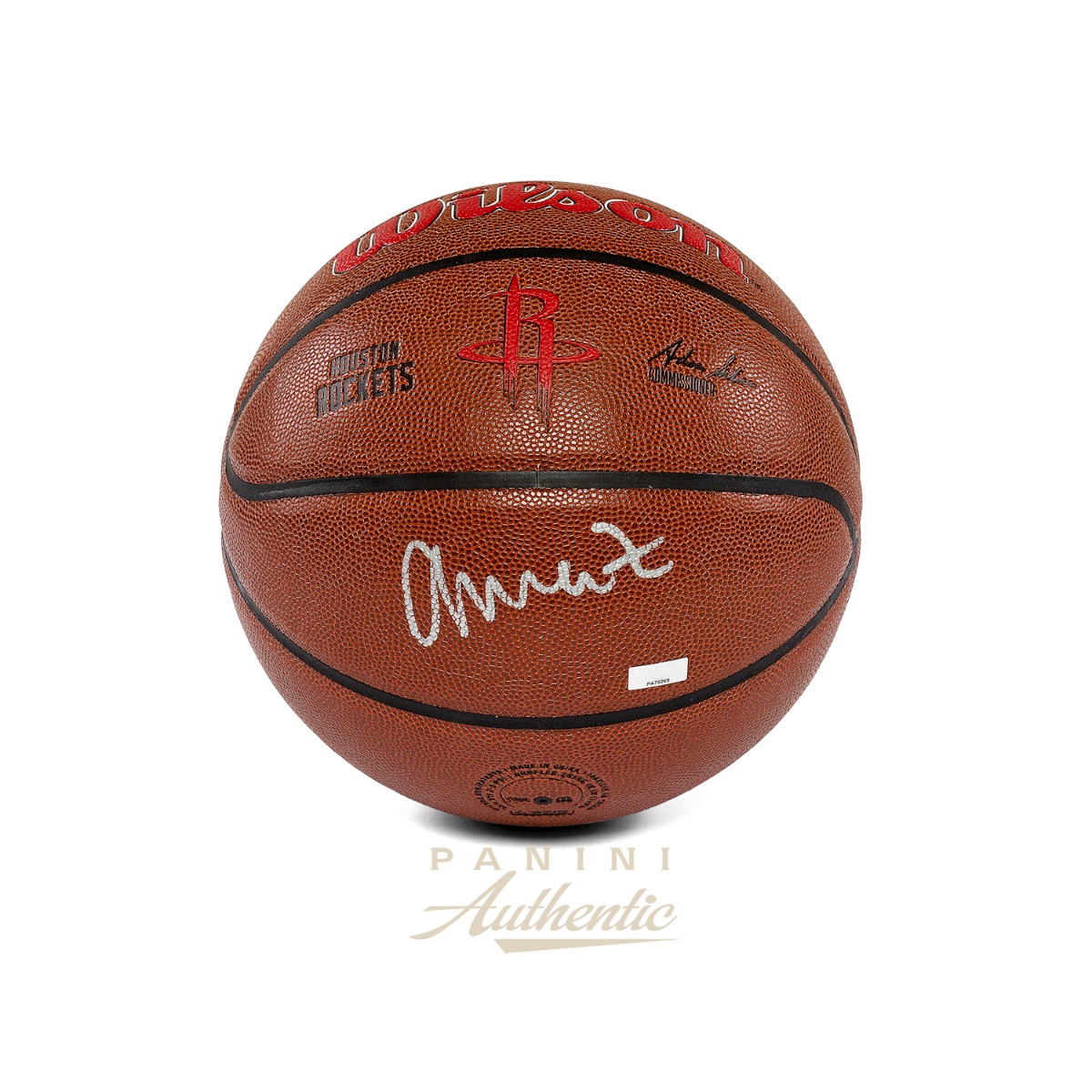 Product image 1 for - Amen Thompson Autographed Wilson Houston Rockets Team Alliance Replica Basketball ~Open Ed