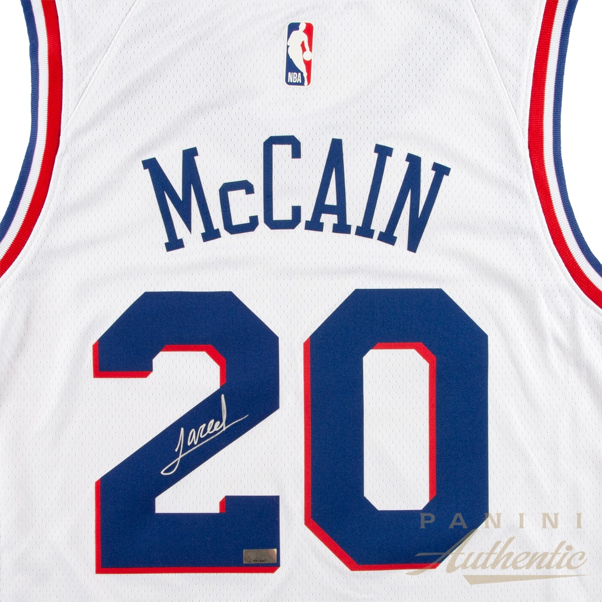Product image 3 for - Jared McCain Autographed Philadelphia 76ers White Swingman Jersey ~Open Edition Item~