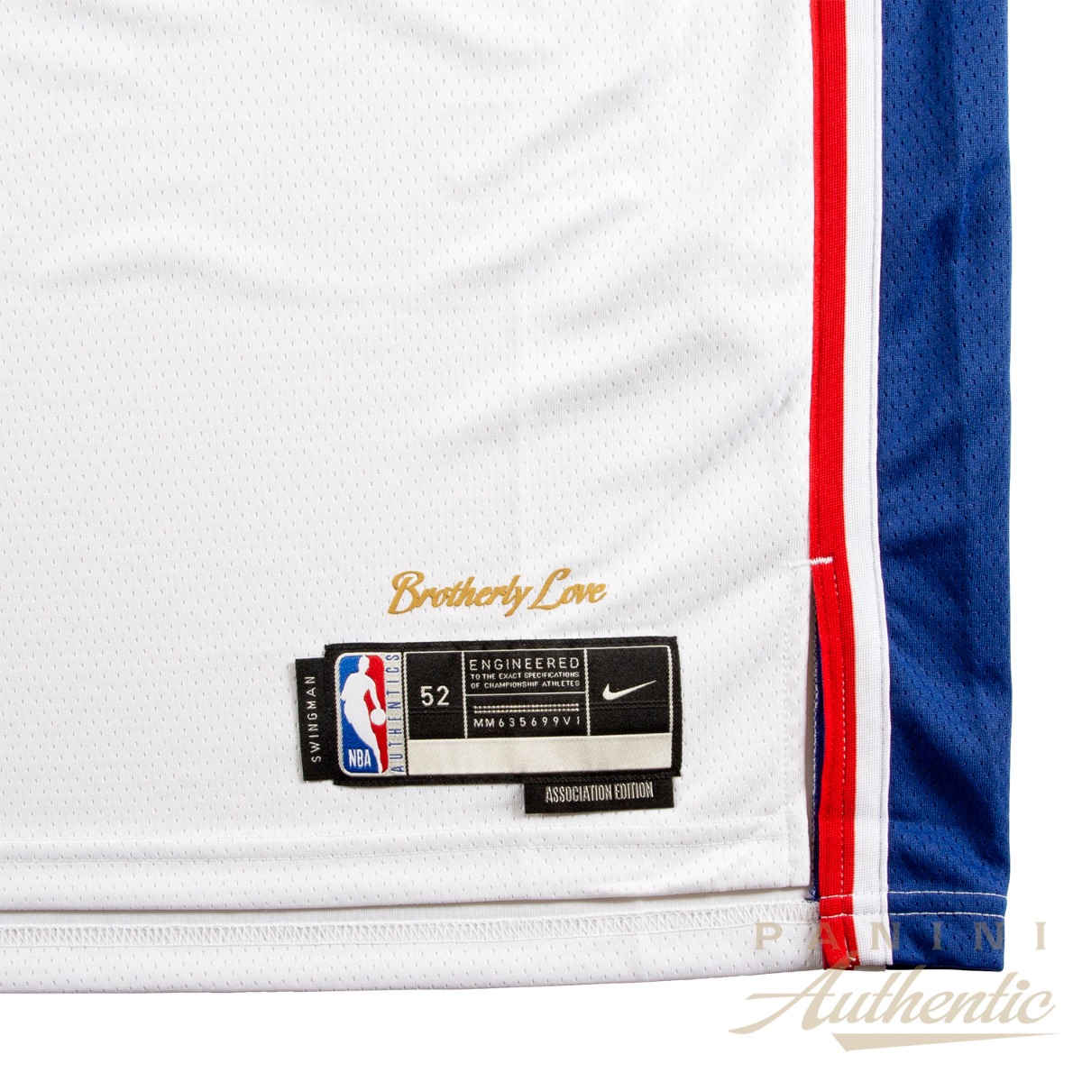 Product image 4 for - Jared McCain Autographed Philadelphia 76ers White Swingman Jersey ~Open Edition Item~