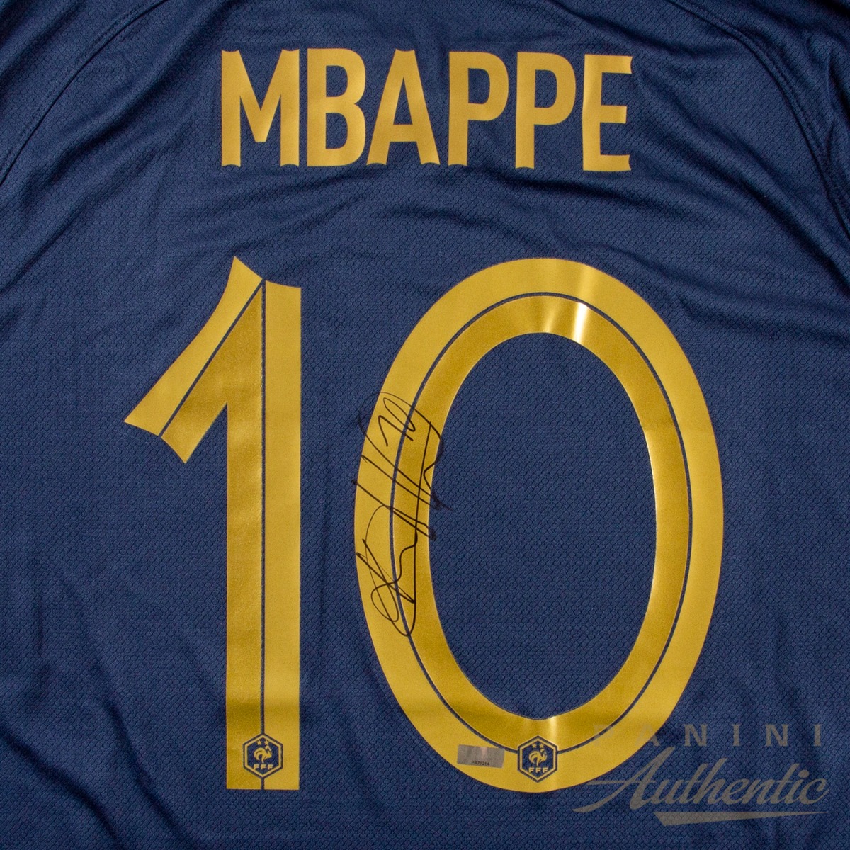 Kylian Mbappe Autographed 2022-23 Paris Saint-Germain Replica Navy Blue Home  Jersey ~Open Edition Item~