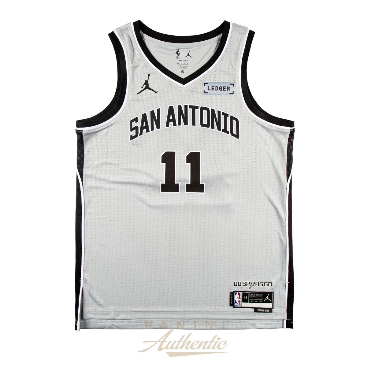 Product thumbnail image 2 of Carter Bryant Autographed San Antonio Spurs Gray Statement Edition Swingman Jersey ~Open Edition~