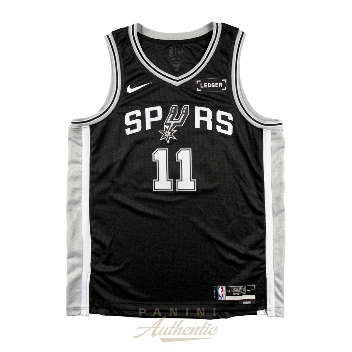 Product thumbnail image 2 of Carter Bryant San Antonio Spurs Black Icon Edition Swingman Jersey with 2026 NBA Finals Patch ~Open Edition Item~