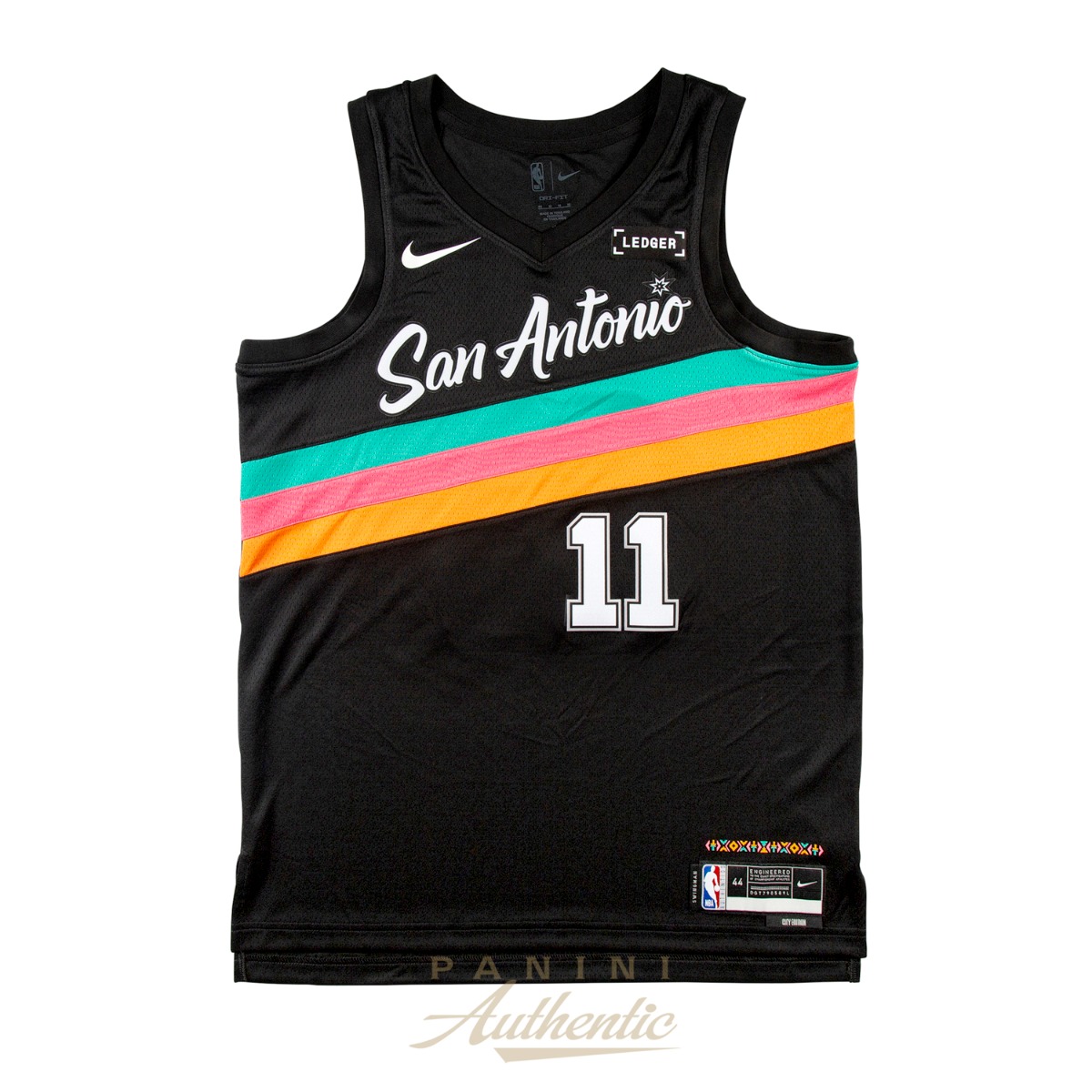 Product thumbnail image 2 of Carter Bryant Autographed San Antonio Spurs Black 2025-26 City Edition Swingman Jersey ~Open Edition Item~