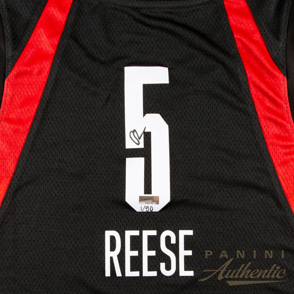 Product image 2 for - Angel Reese Autographed Jordan Brand 2025 WNBA All-Star Game Black Victory Jersey ~Limited