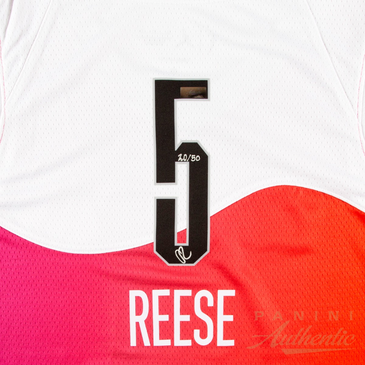 Product image 2 for - Angel Reese Autographed Jordan Brand 2024 WNBA All-Star Game Pink Victory Jersey ~Limited 