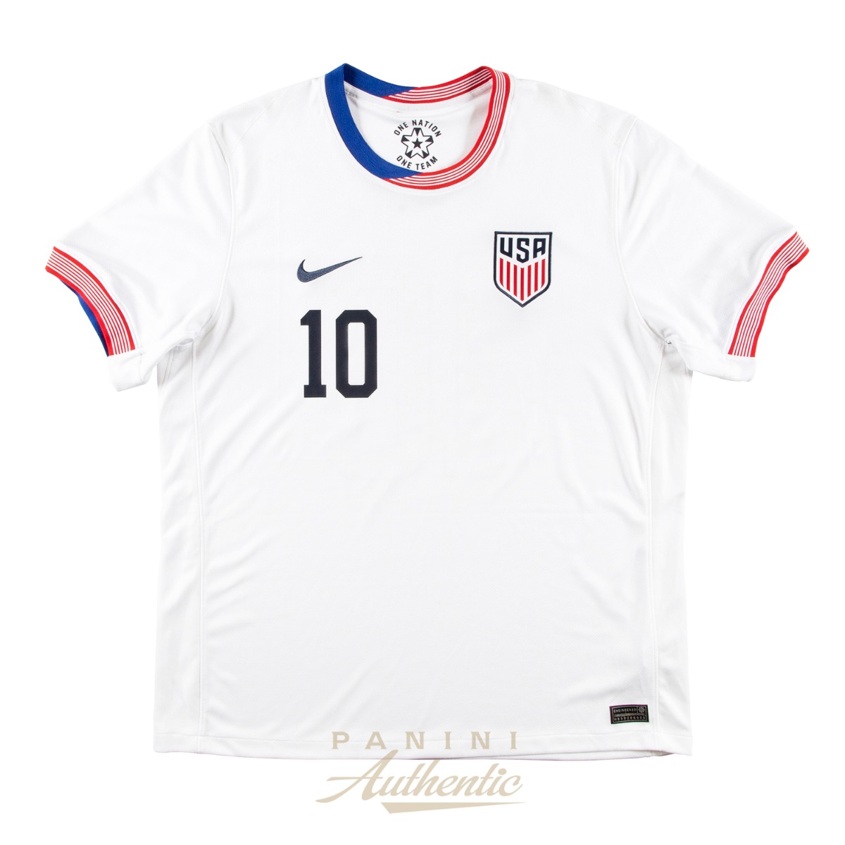 Product image 3 for - Christian Pulisic Autographed 2024 White United States Home Replica Jersey ~Open Edition I