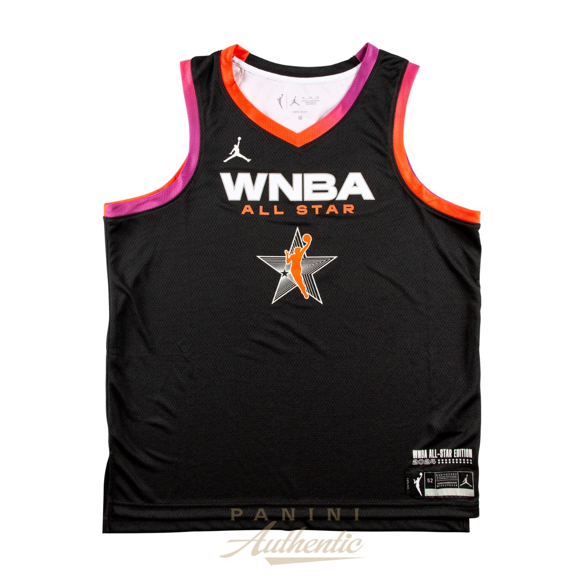 Product image 3 for - Angel Reese Autographed Jordan Brand 2024 WNBA All-Star Game Black Victory Jersey ~Limited
