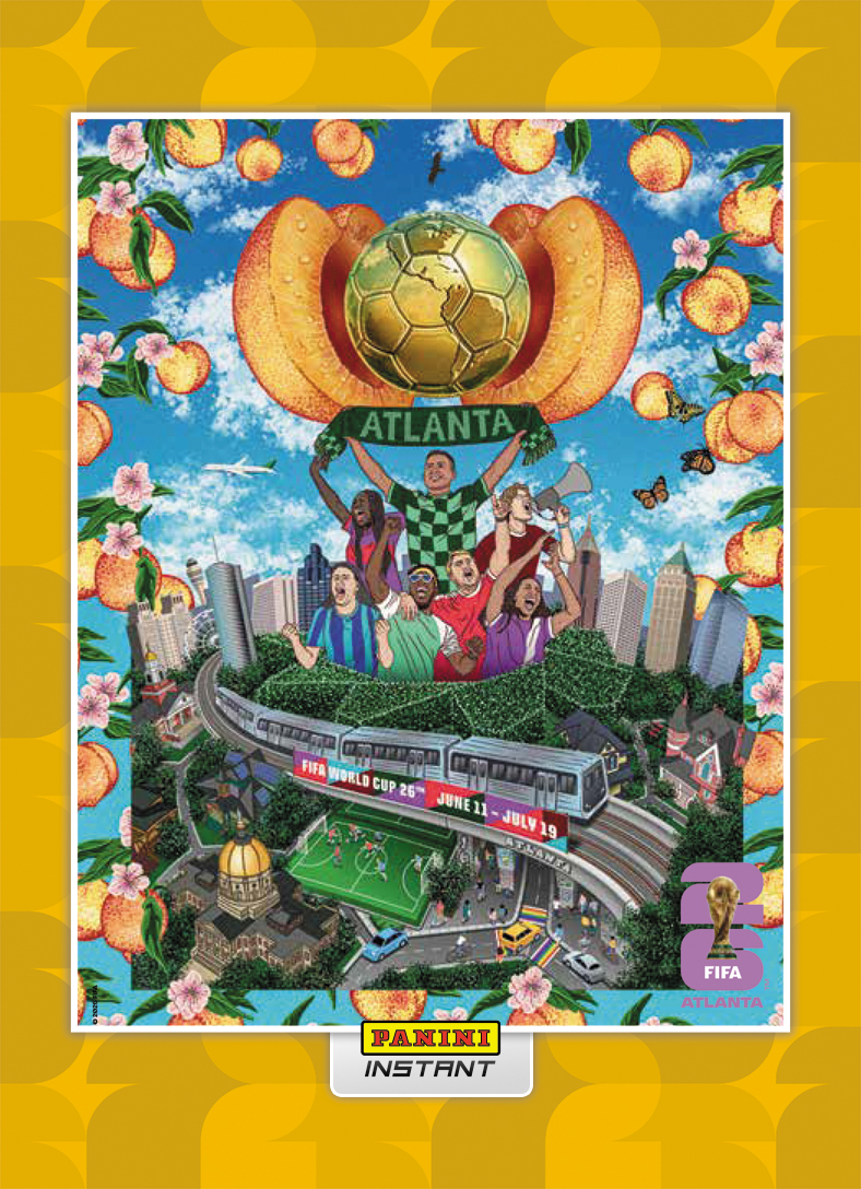 Product image 1 for - Atlanta - Panini Instant FIFA World Cup 2026™ Host City Poster Card - Gold /10