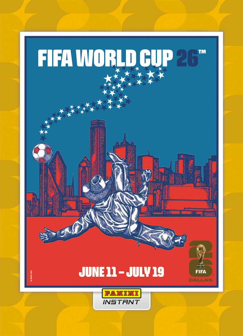 Product image 1 for - Dallas - Panini Instant FIFA World Cup 2026™ Host City Poster Card - Gold /10