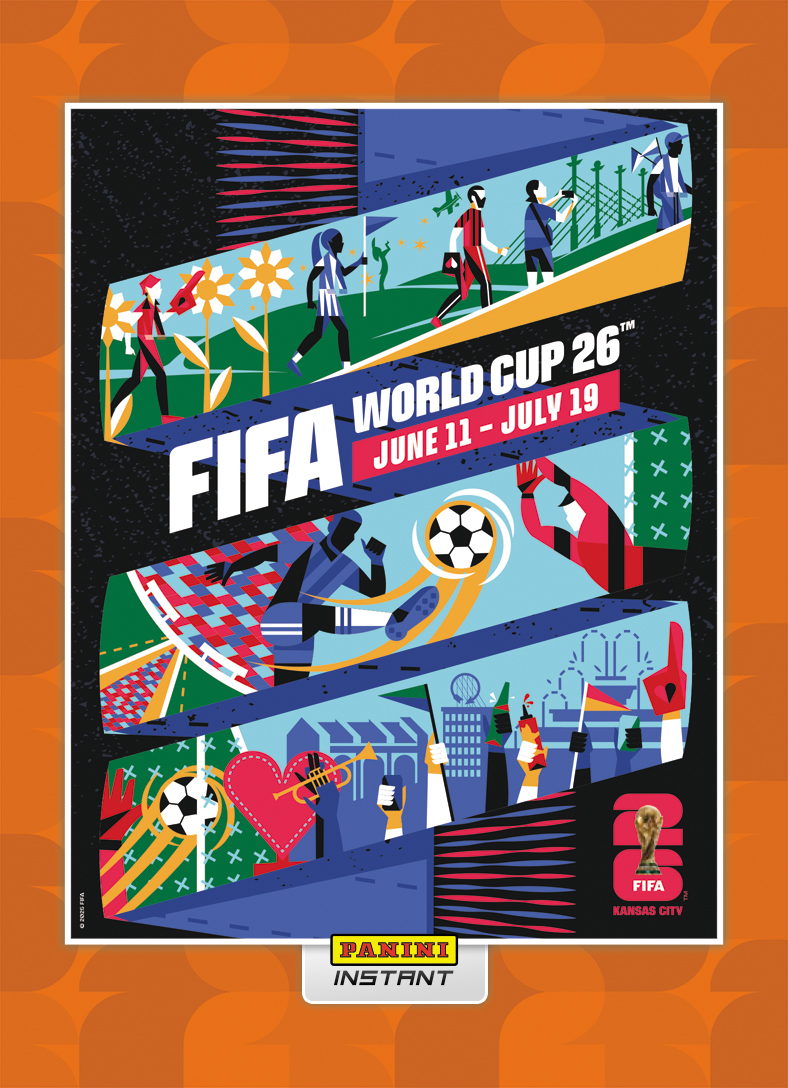 Product image 1 for - Kansas City - Panini Instant FIFA World Cup 2026™ Host City Poster Card - Orange /99