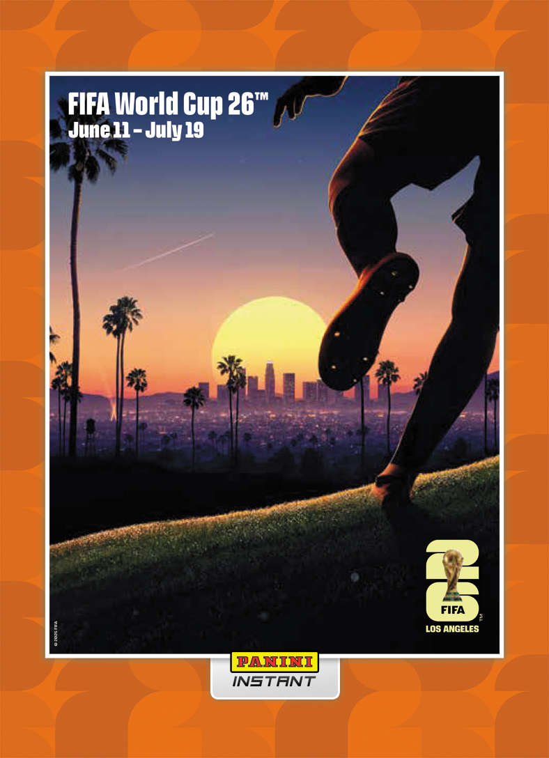 Product image 1 for - Los Angeles - Panini Instant FIFA World Cup 2026™ Host City Poster Card - Orange /99