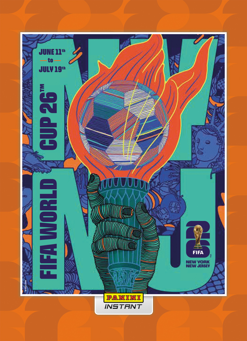 Product image 1 for - New York/New Jersey - Panini Instant FIFA World Cup 2026™ Host City Poster Card - Orange /