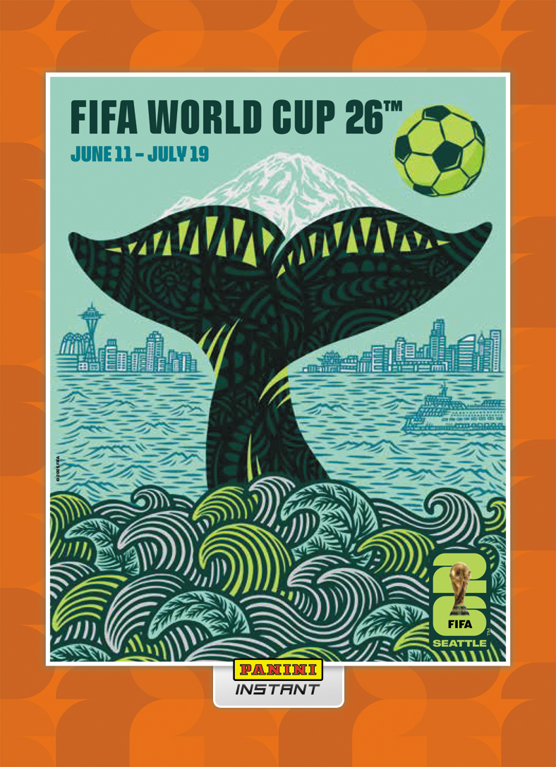 Product image 1 for - Seattle - Panini Instant FIFA World Cup 2026™ Host City Poster Card - Orange /99