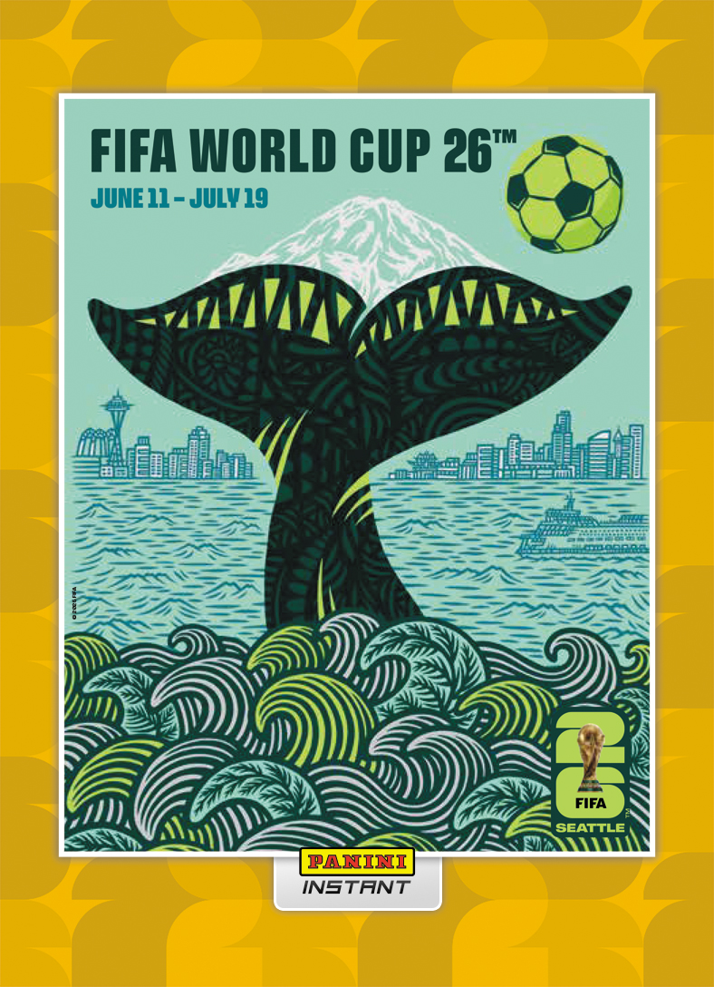 Product image 1 for - Seattle - Panini Instant FIFA World Cup 2026™ Host City Poster Card - Gold /10