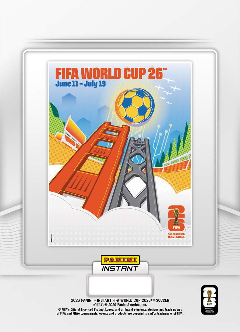 Product image 2 for - San Francisco/Bay Area - Panini Instant FIFA World Cup 2026™ Host City Poster Card - Base