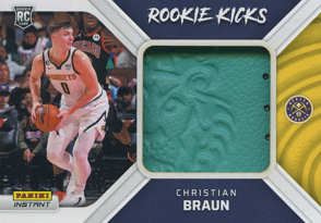 Christian Braun - 2022-23 Panini NBA Instant Rookie Kicks - Base /10