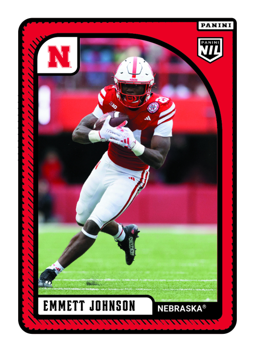 Product image for -Emmett Johnson - 2024 University of Nebraska Football #26 - Base