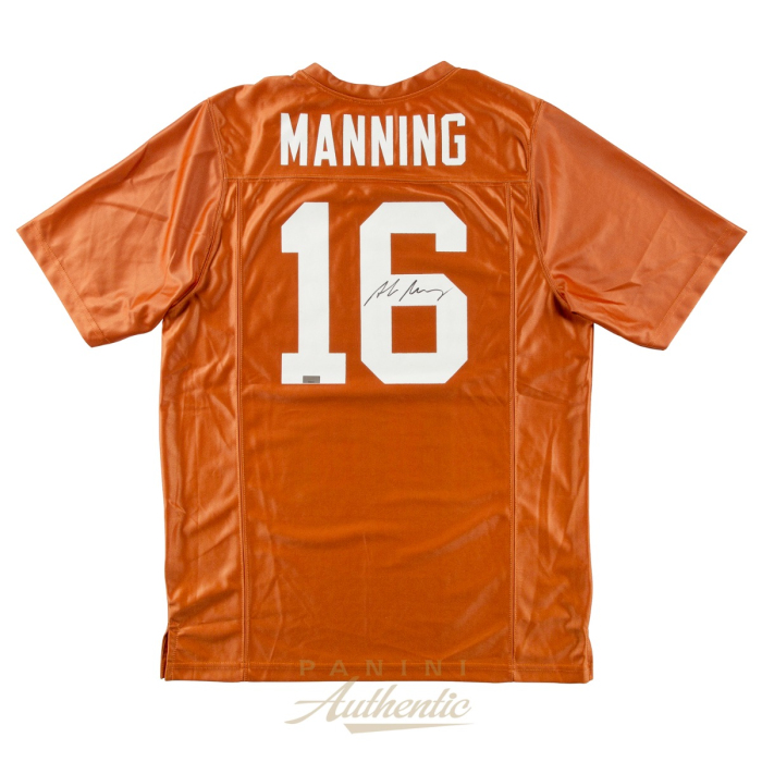 Product image for - Arch Manning Autographed Retro Brand University of Texas Orange Replica Jersey ~