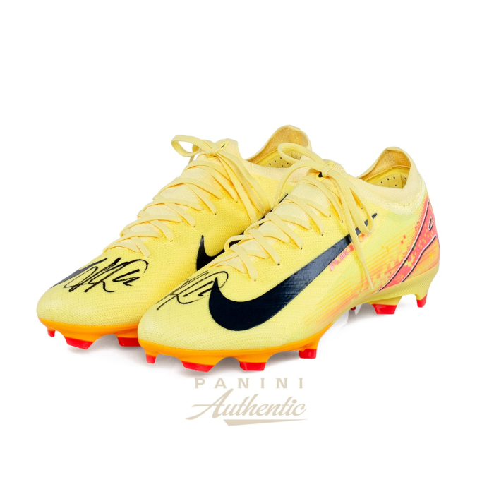 Product image for - Kylian Mbappe Dual Autographed Nike Zoom Vapor 16 Pro Cleats ~Limited Edition to