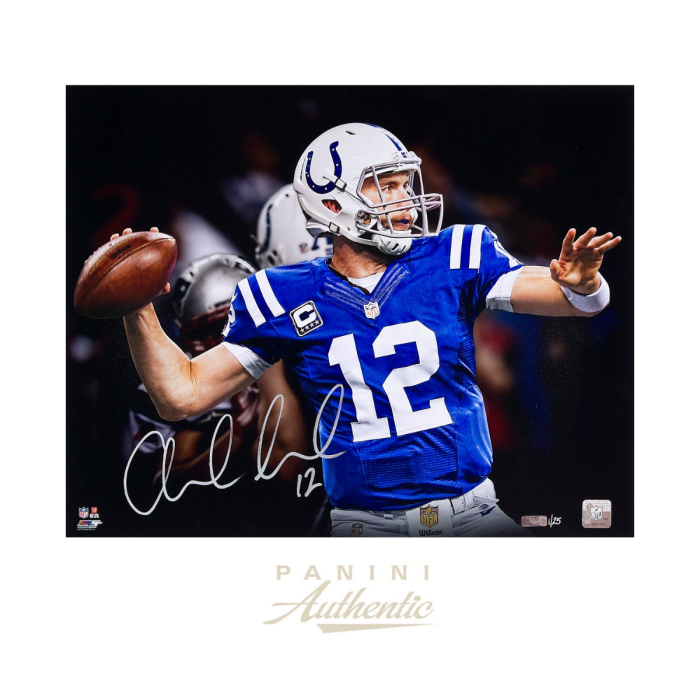 Andrew luck autographed jersey clearance