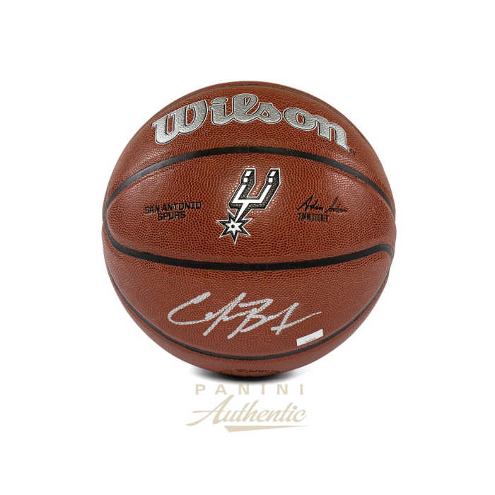 Product image for - Carter Bryant Autographed Wilson San Antonio Spurs Team Alliance Replica Basketb