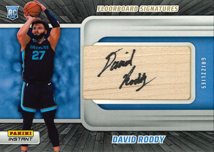 David Roddy - 2022-23 NBA Instant DONRUSS SIGNATURE SERIES - Base /25