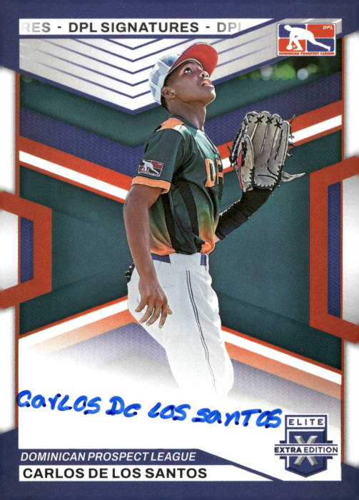 Product image for - Carlos De Los Santos - 2023 Elite Extra Edition DPL Signatures 2