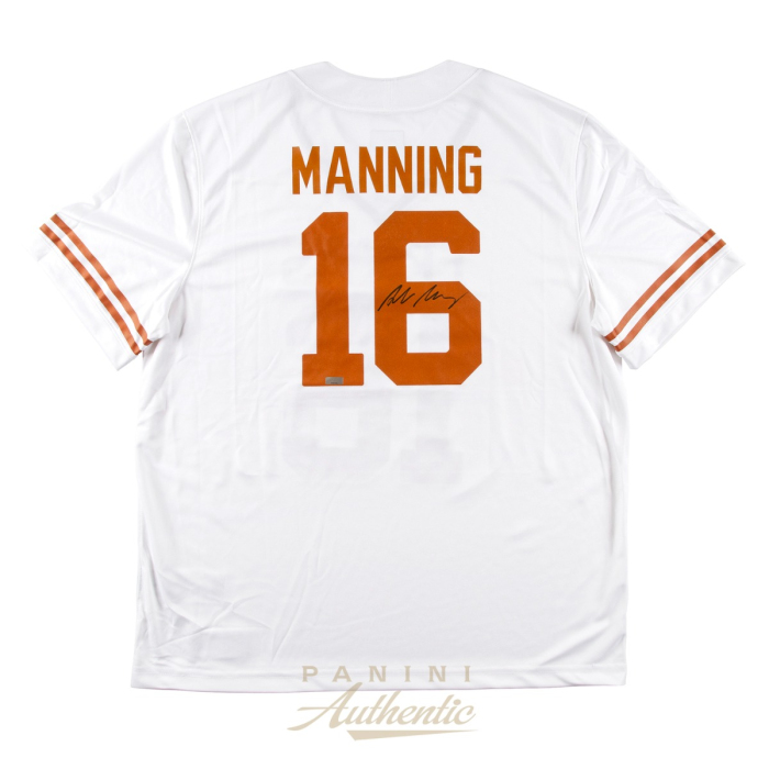 Product image for - Arch Manning Autographed University of Texas White Nike Replica Jersey ~Open Edi