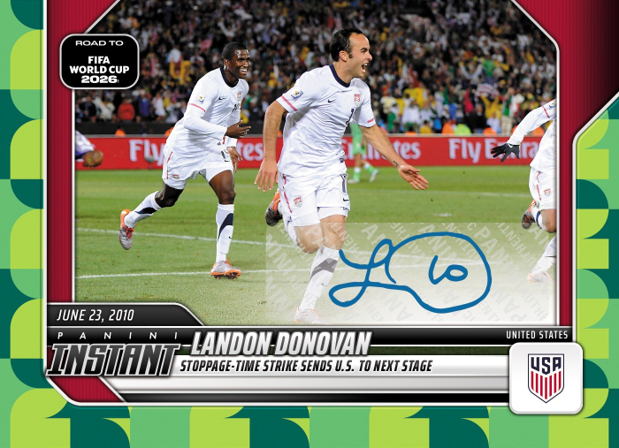 Product image for - Landon Donovan  - 2026 Panini Instant Road to FIFA World Cup 2026™ #2 - Green /1