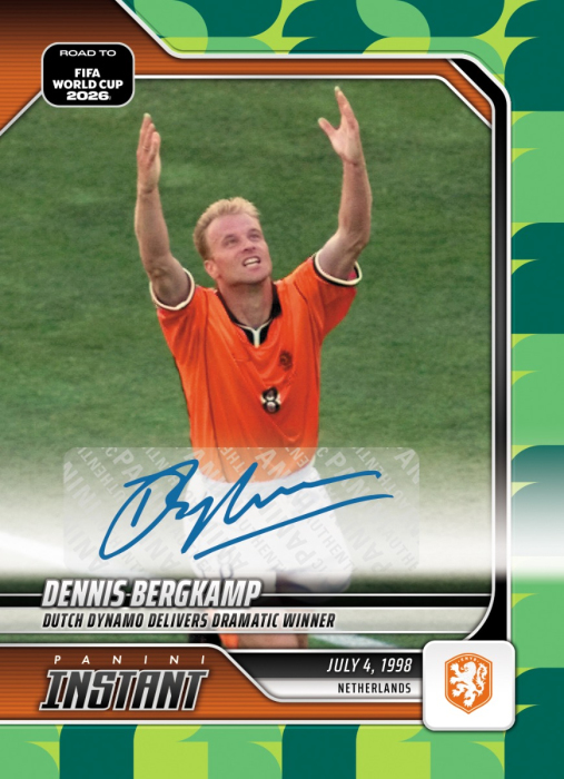 Product image for - Dennis Bergkamp - 2026 Panini Instant Road to FIFA World Cup 2026™ #5 - Green /1