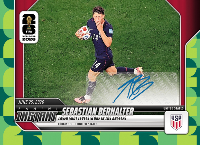 Product image for - Sebastian Berhalter - 2026 Panini Instant FIFA World Cup 2026™ #137 - Green /10 