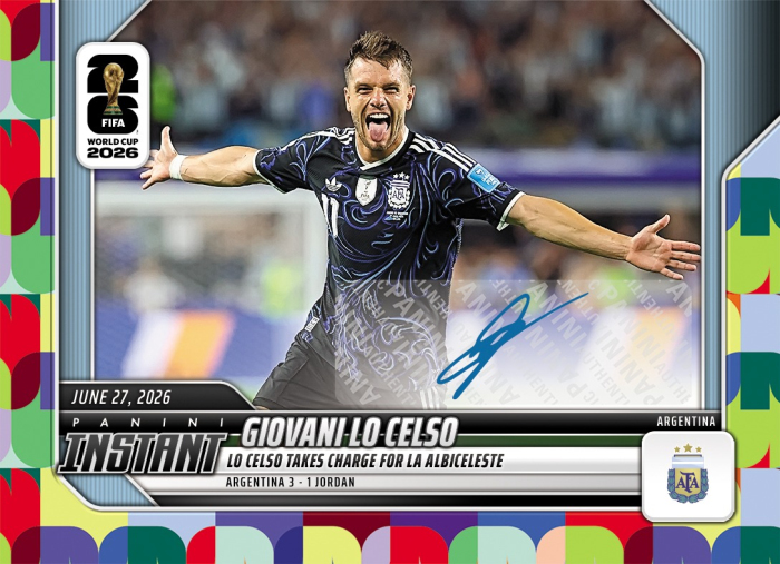 Product image for - Giovani Lo Celso - 2026 Panini Instant FIFA World Cup 2026™ #158 - Multi 1/1 Aut