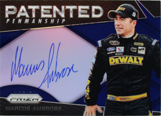 Product image for - Marcos Ambrose-Prizm-Patented Pennmanship Blue Prizm