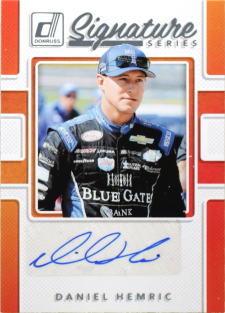 Product image for - Daniel Hemric- 2018 Donruss Signatures Series