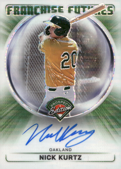 Product image for - Nick Kurtz - 2024 Prospect Edition Franchise Futures Signatures Green Pulsar