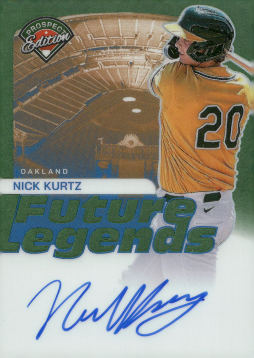 Product image for - Nick Kurtz - 2024 Prospect Edition Future Legends Signatures Green