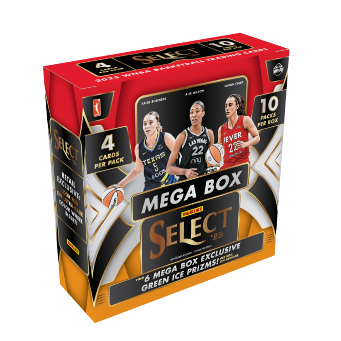 Product image for - 2025 Panini Select WNBA Trading Card Box (Hobby Mega Box)