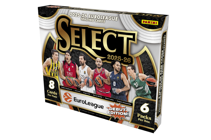 Product image for - 2025-26 Panini Select Euroleague Trading Card Box (Hobby)