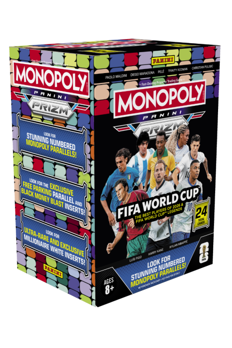 Product image for - 2026 Panini Prizm Monopoly FIFA World Cup 2026™ Trading Card Box (Blaster)