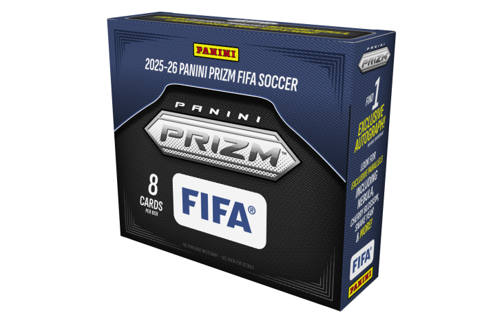 Product image for - 2025-26 Panini Prizm FIFA Trading Card Box (Choice)