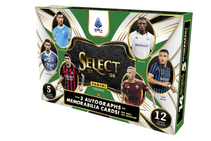Product image for - 2025-26 Panini Select Serie A Trading Card Box (Hobby)