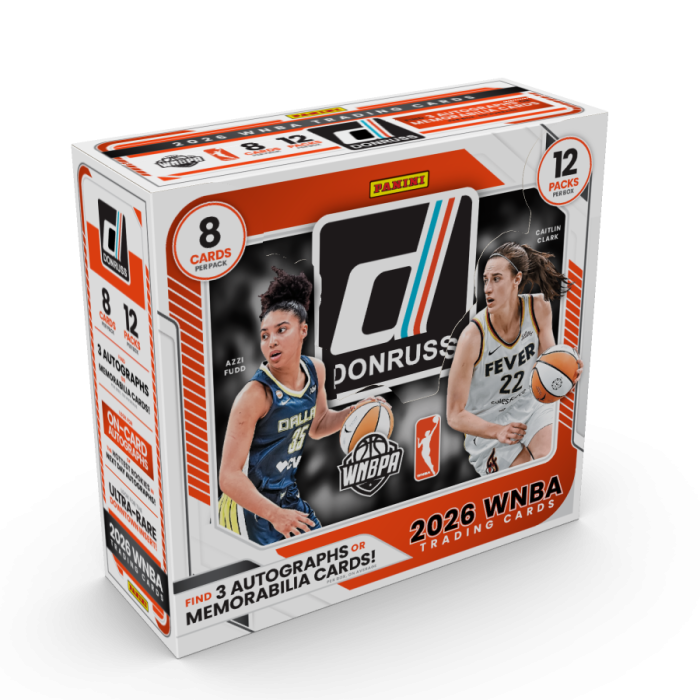 Product image for - 2026 Panini Donruss WNBA Trading Card Box (Hobby)