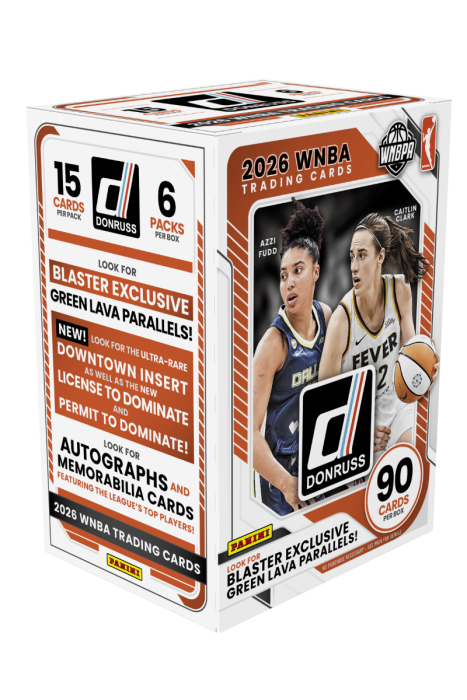 Product image for - 2026 Panini Donruss WNBA Trading Card Box (Hobby Blaster)