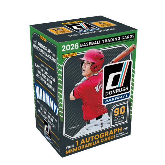 Product image for - 2026 Panini Donruss Baseball Trading Card Box (Hobby Blaster)